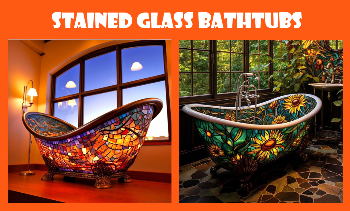 Stunning Stained Glass Bathtubs – Feel Like Royalty in Your Bathroom!
