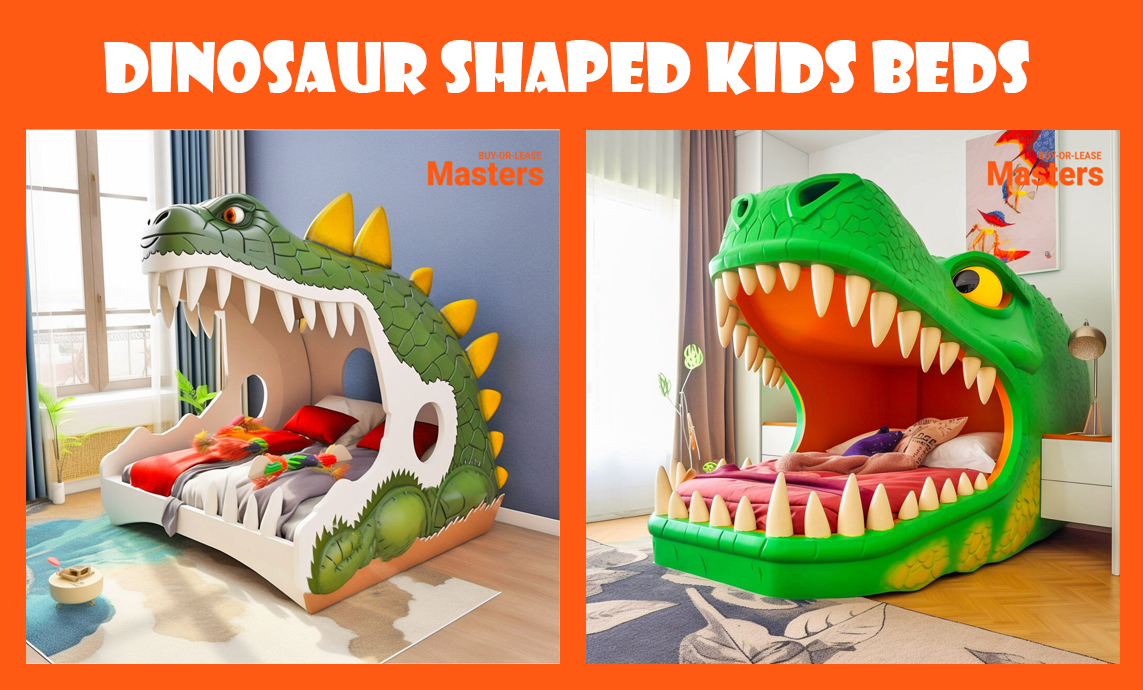 Dinosaur Shaped Kids Beds